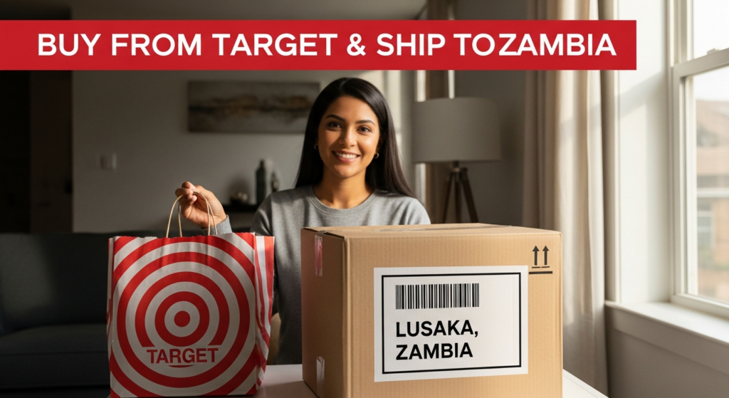 Buy from Target and ship to ZAMBIA