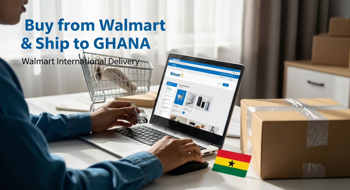 Buy from Walmart and ship to GHANA