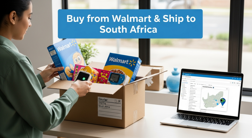 Buy from Walmart and ship to South Africa