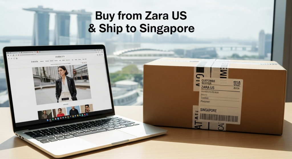 Buy from Zara US and ship to Singapore