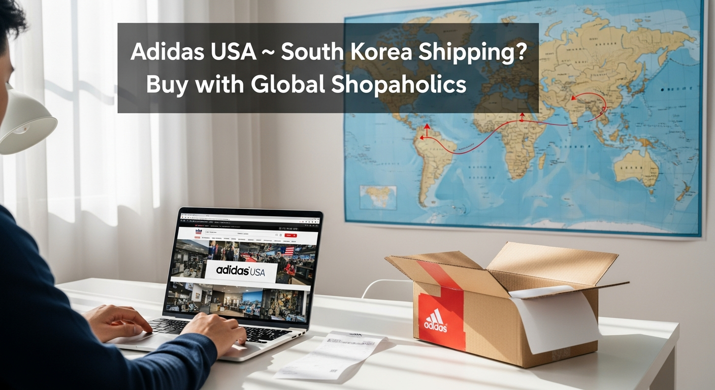 Does Adidas Ship to South Korea from USA? How to Buy Adidas USA Products with Global Shopaholics.