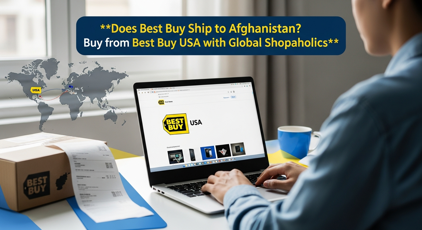 Does Best Buy Ship to Afghanistan from USA? How to Buy Electronics from Best Buy USA with Global Shopaholics.