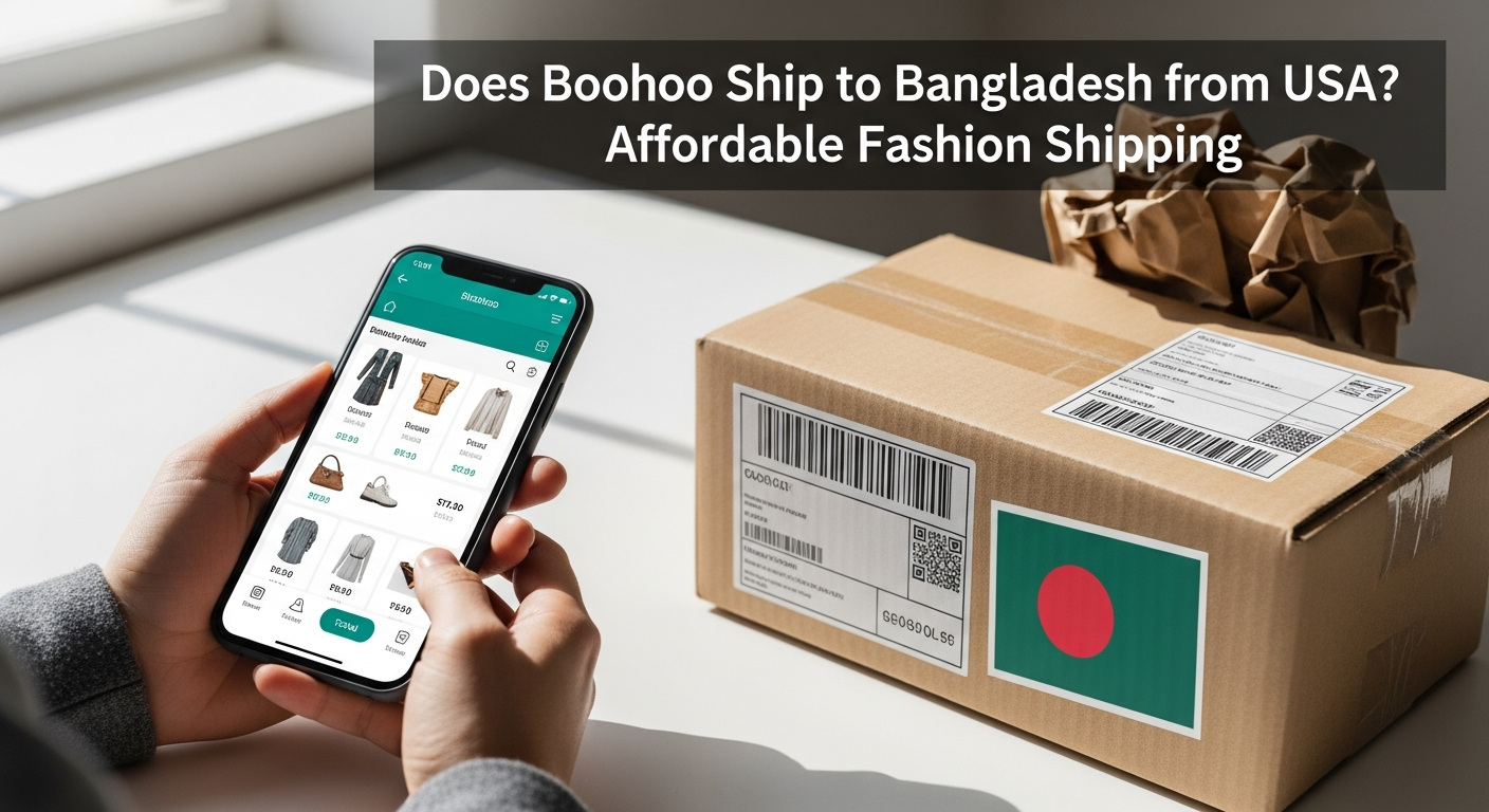 Does Boohoo Ship to Bangladesh from USA? Affordable Fashion Shipping.