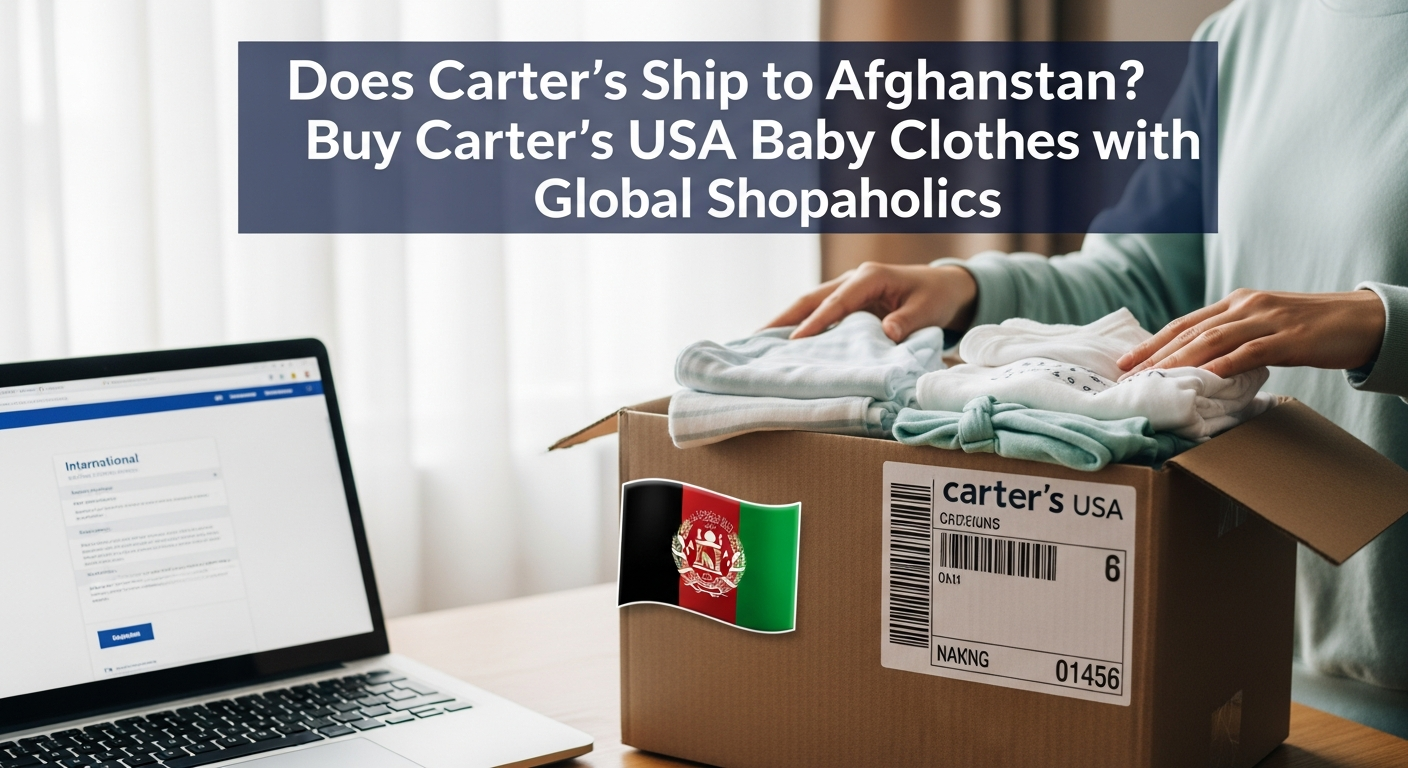 Does Carter Ship to Afghanistan from USA? Buy Carter’s USA Baby Clothes with Global Shopaholics.