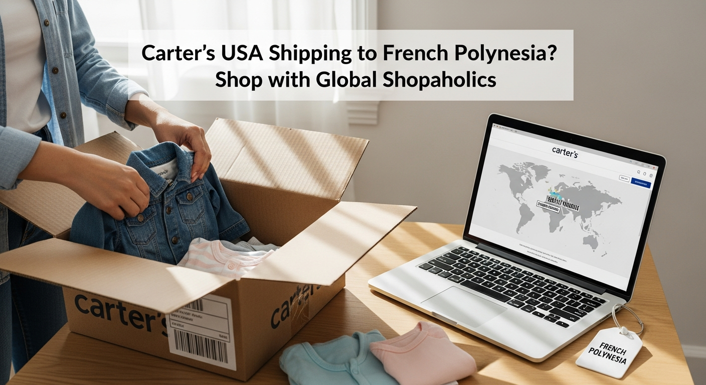 Does Carter Ship to French Polynesia from USA? Buy Carter’s USA Baby Clothes with Global Shopaholics.