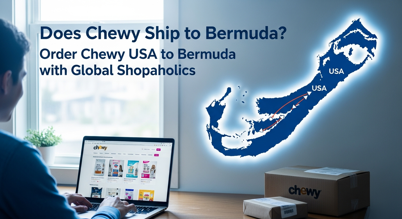 Does Chewy Ship to Bermuda from USA? Ordering Pet Supplies from Chewy USA with Global Shopaholics.