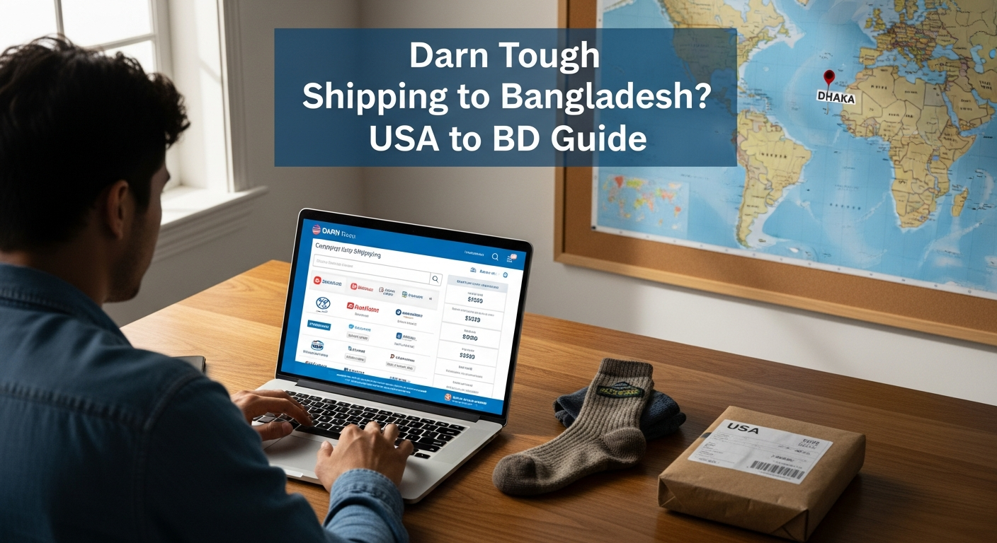 Does Darn Tough Ship to Bangladesh from USA? Socks & Apparel Shipping Guide.