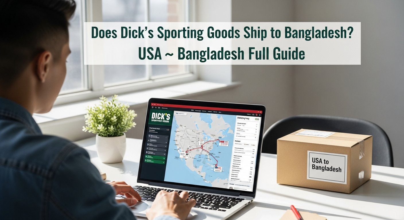 Does Dick’s Sporting Goods Ship to Bangladesh from USA? Full Guide.