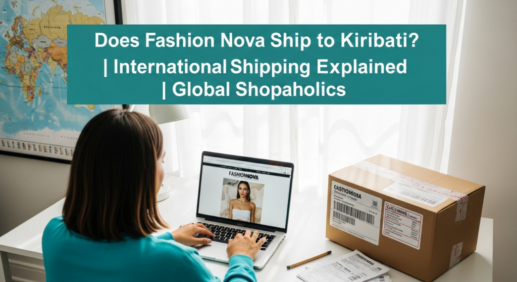 Does Fashion Nova ship to Kiribati from USA