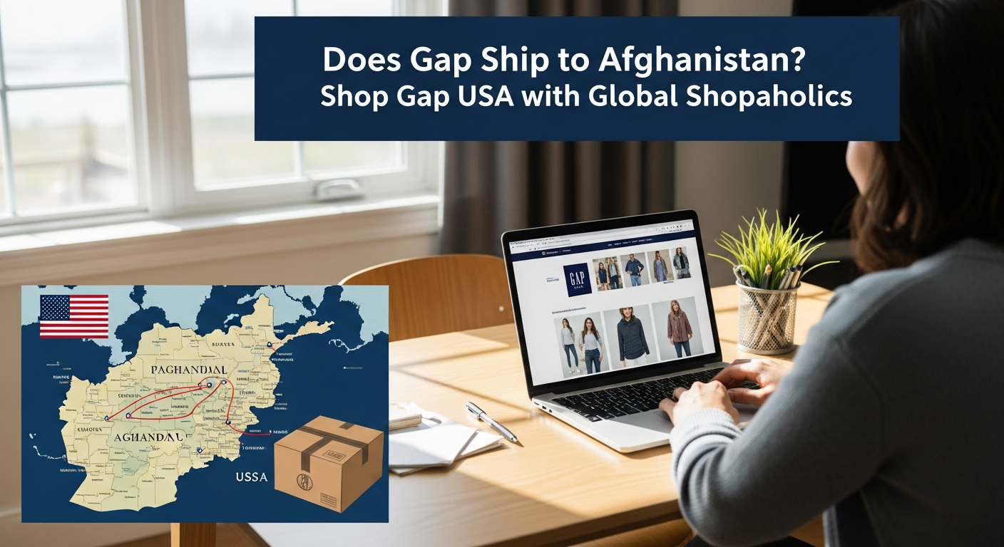 Does Gap Ship to Afghanistan from USA? How to Shop Gap USA Clothing with Global Shopaholics.