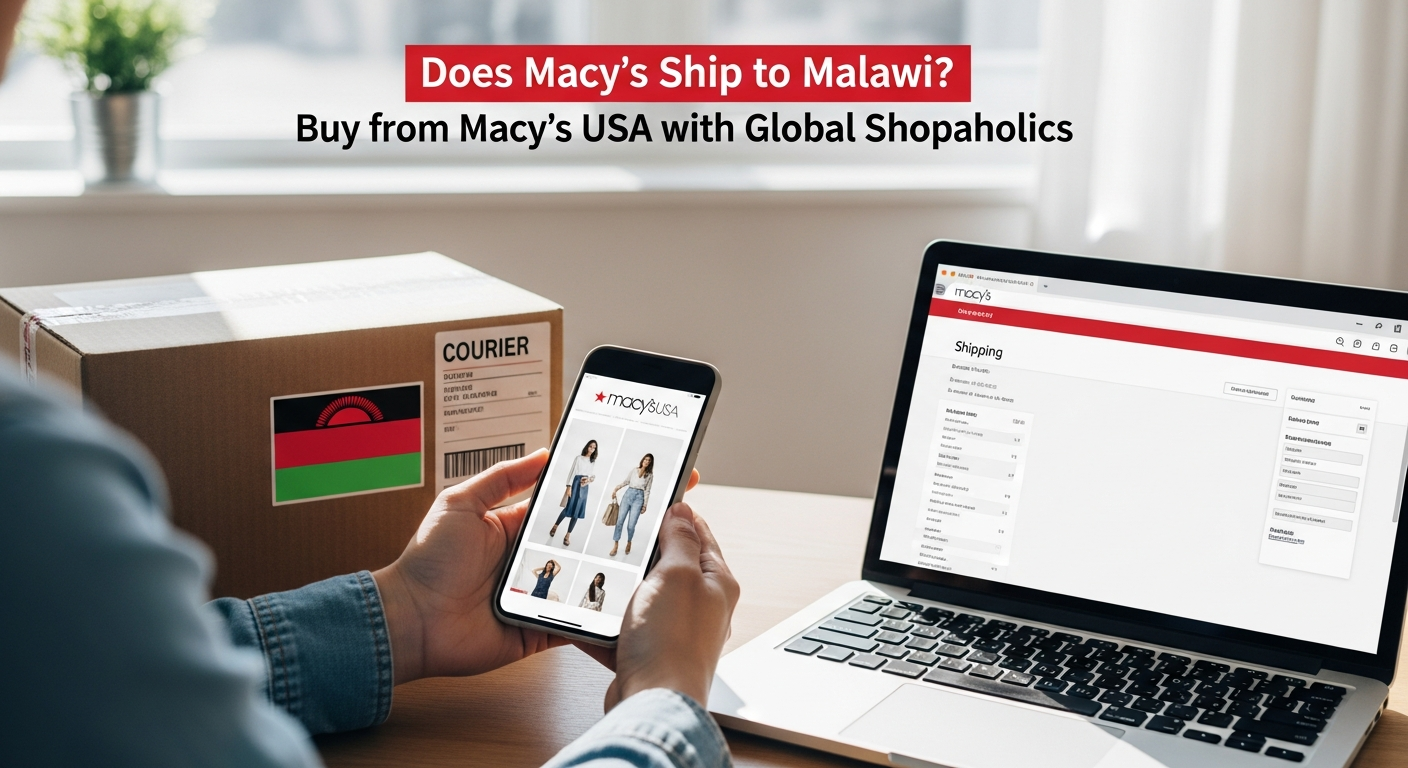 Does Macys Ship to Malawi from USA? How to Buy from Macys USA with Global Shopaholics.