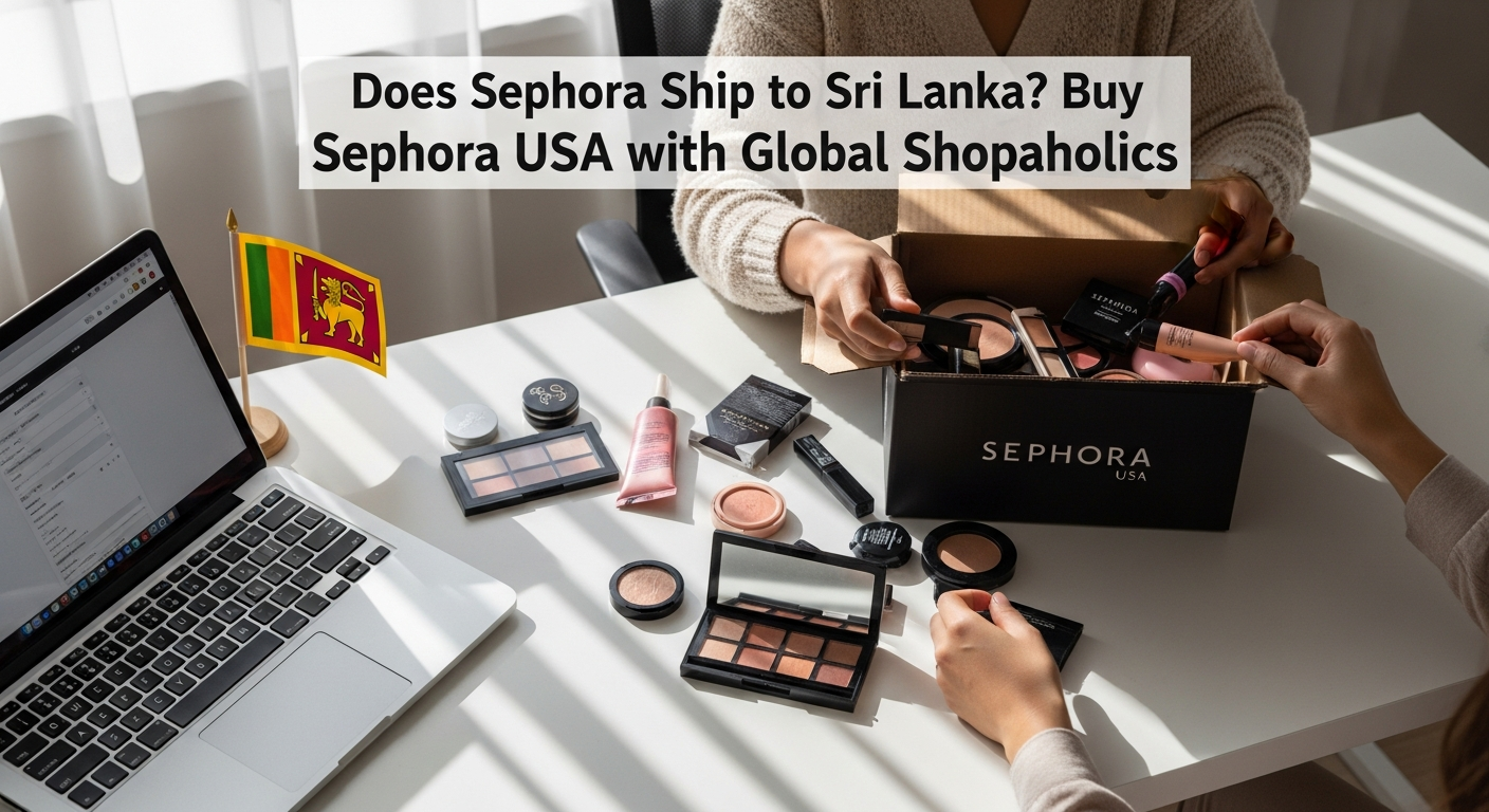 Does Sephora Ship to Sri Lanka from USA? Buy Sephora USA Beauty Products with Global Shopaholics.