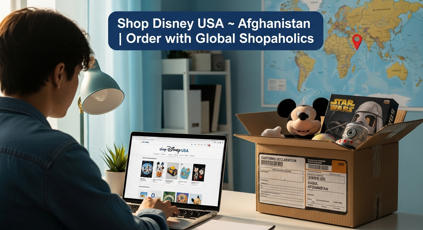 Does Shop Disney Ship to Afghanistan from USA? How to Order Disney USA Products with Global Shopaholics.