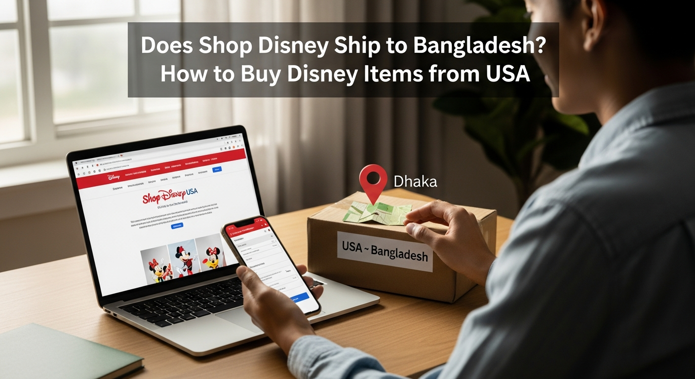 Does Shop Disney Ship to Bangladesh from USA? How to Buy Disney Items.