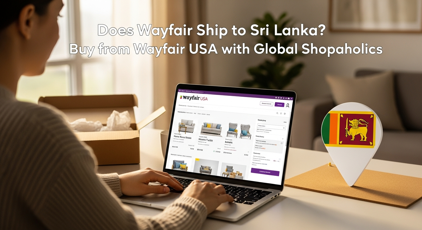 Does Wayfair Ship to Sri Lanka from USA? How to Buy Home Furniture from Wayfair USA with Global Shopaholics.