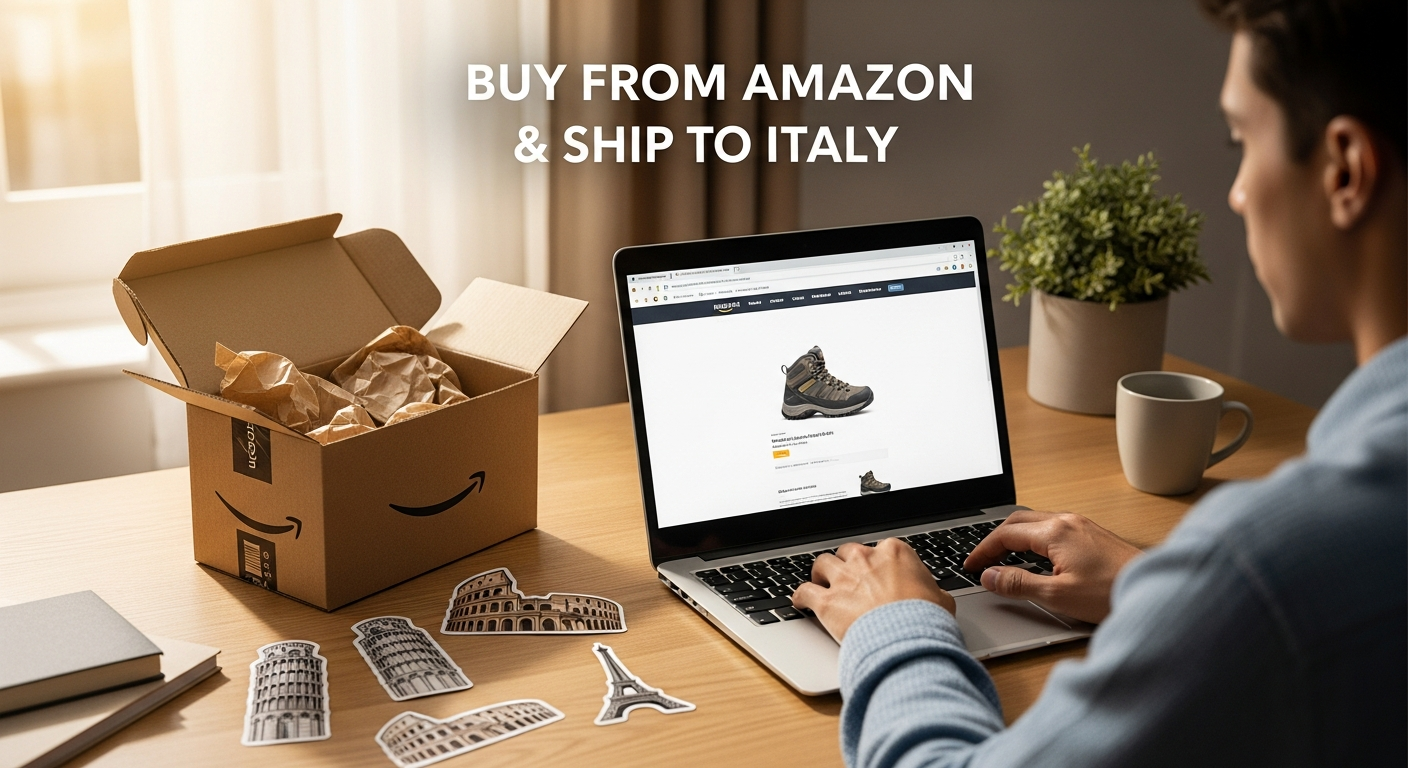 Buy from Amazon and ship to Italy