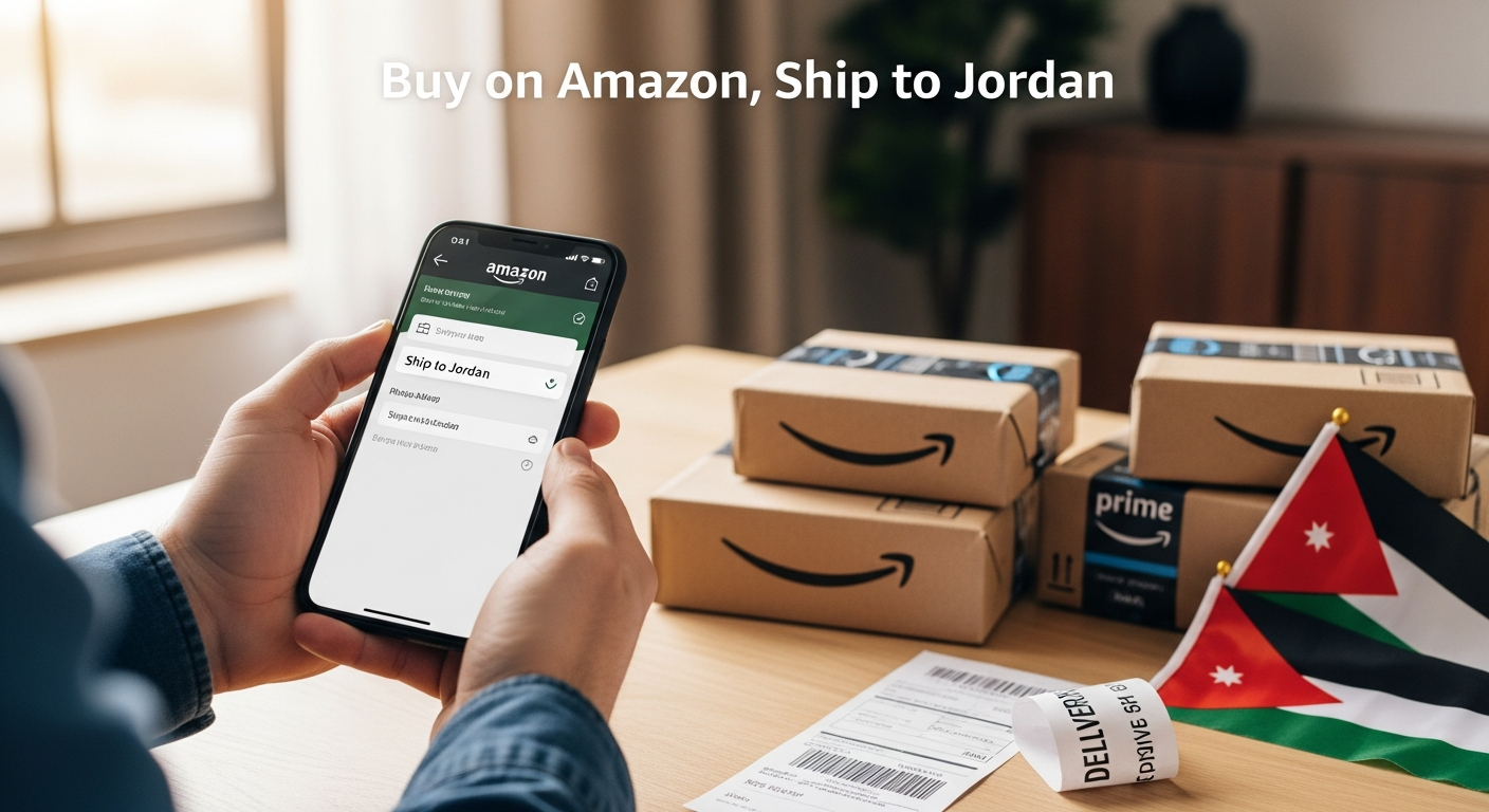 Buy from Amazon and ship to Jordan