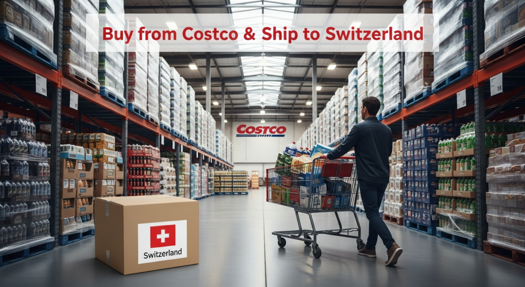 Buy from Costco and ship to Switzerland