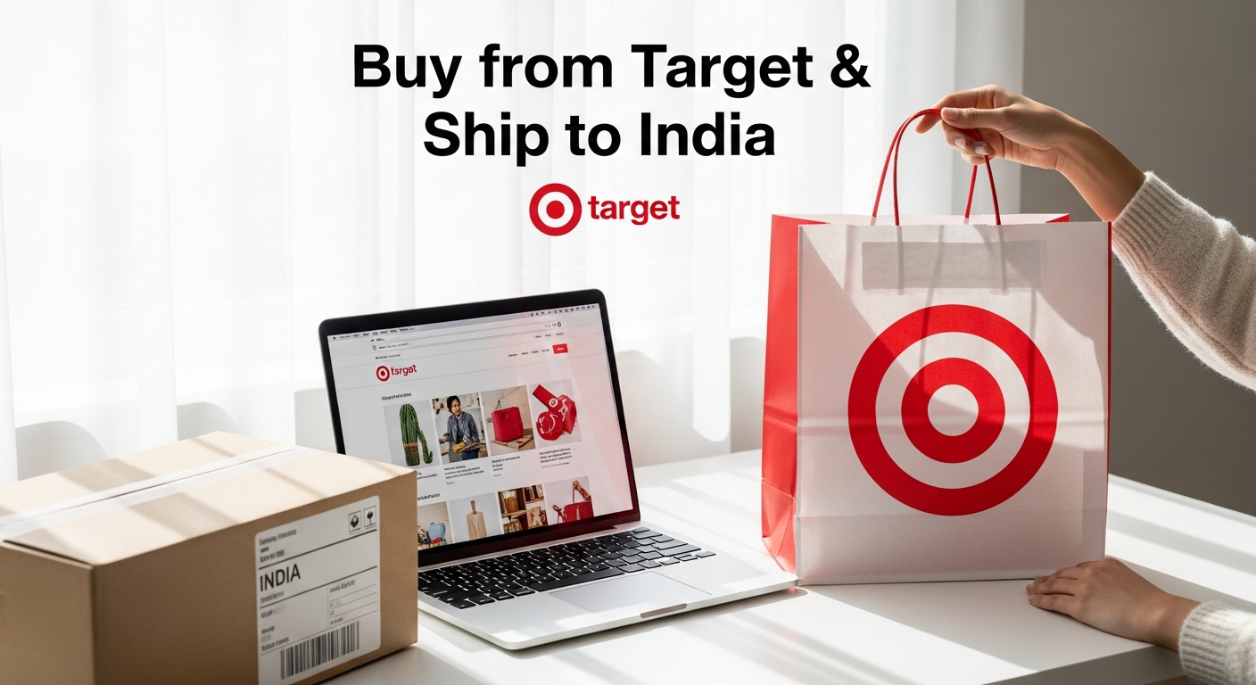 Buy from Target and ship to India