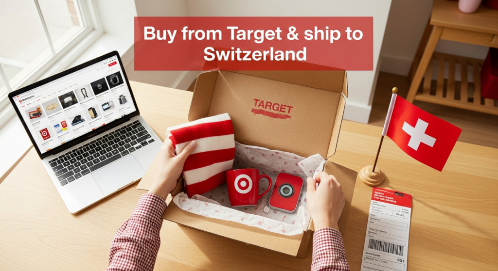 Buy from Target and ship to Switzerland