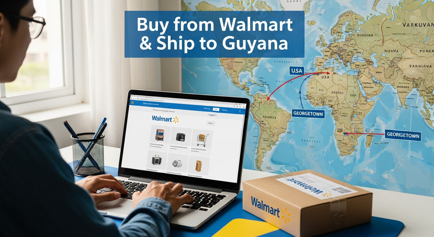 Buy from Walmart and Ship to Guyana