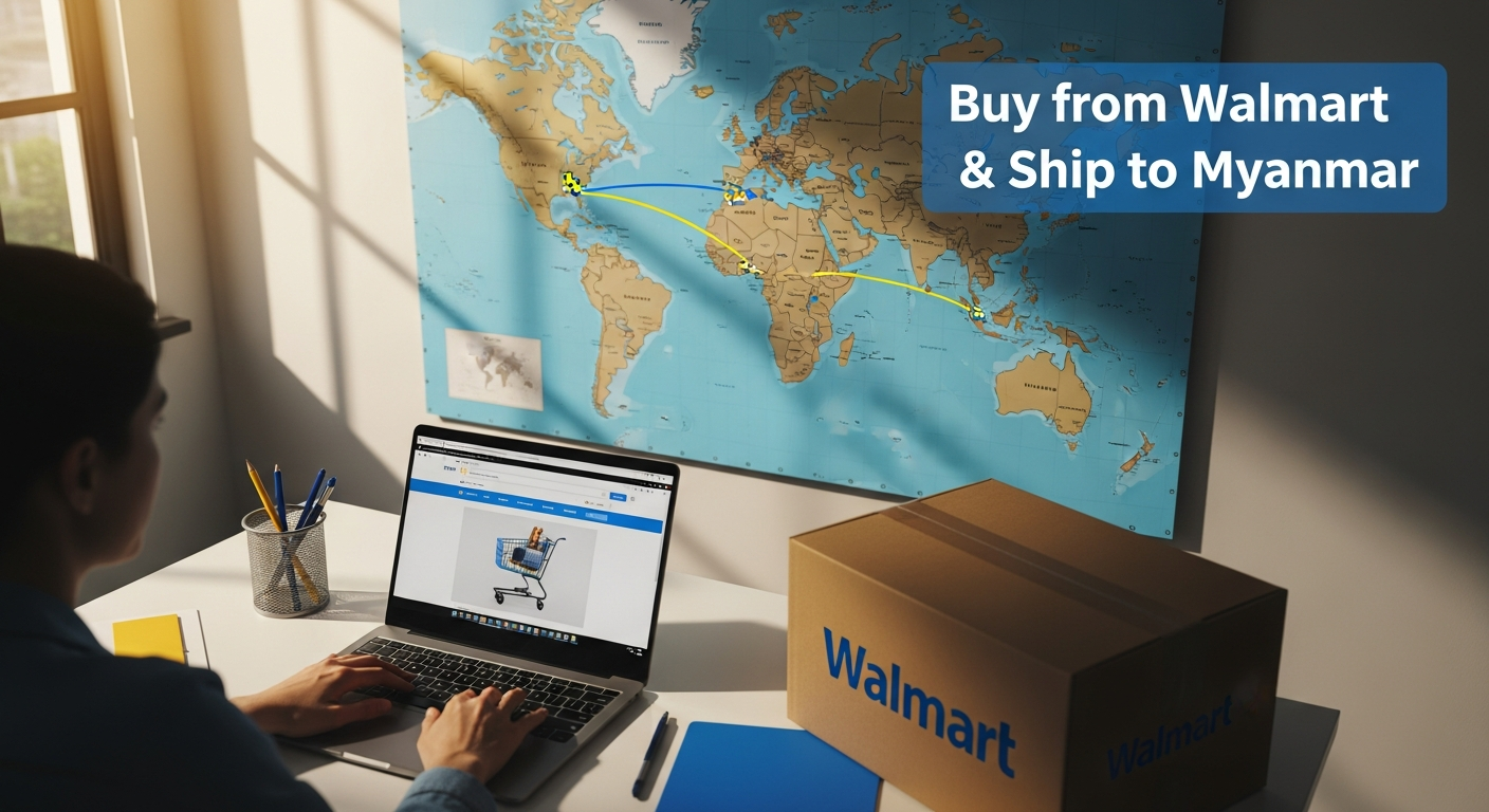 Buy from Walmart and Ship to Myanmar