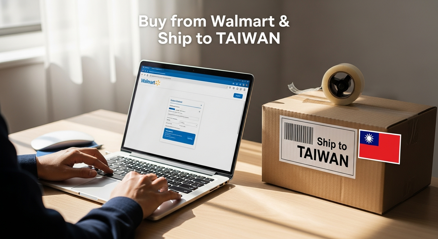 Buy from Walmart and Ship to TAIWAN