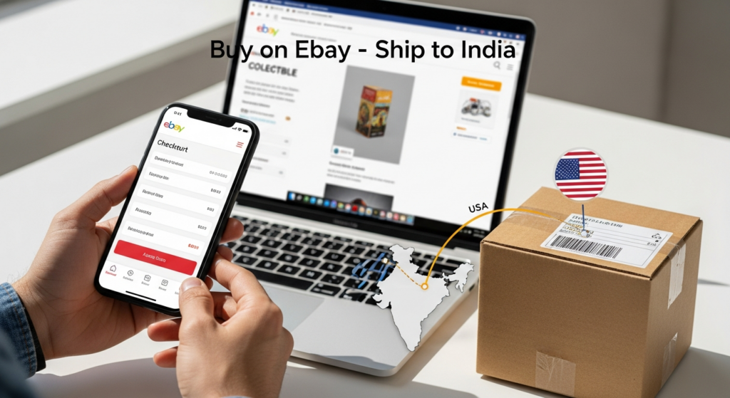 Buy from eBay and ship to India