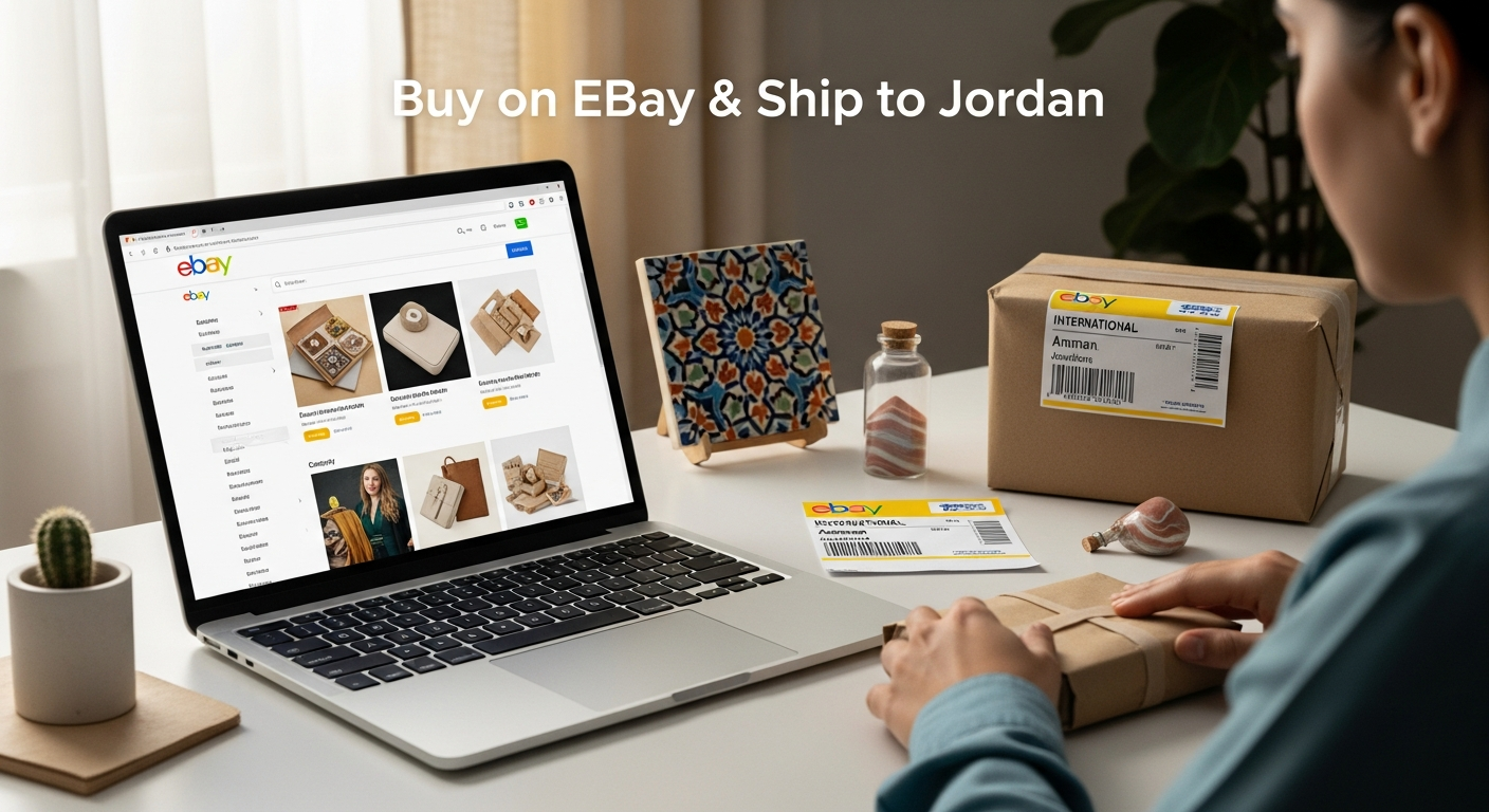 Buy from eBay and ship to Jordan