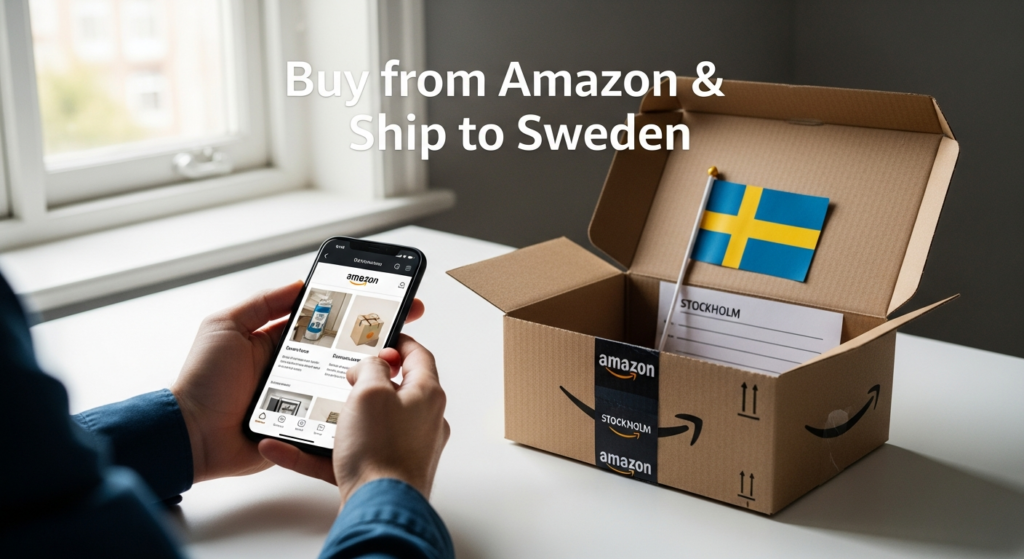 Buy from Amazon and ship to Sweden