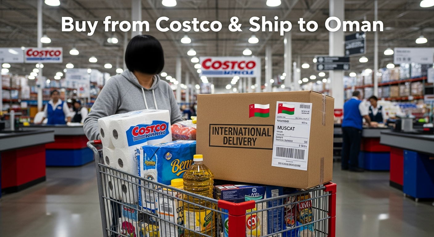 Buy from Costco and ship to Oman