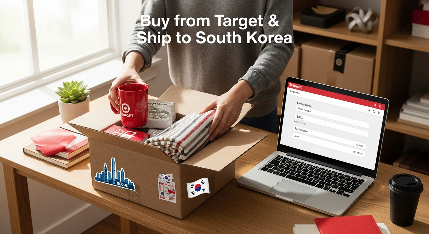 Buy from Target and ship to South Korea