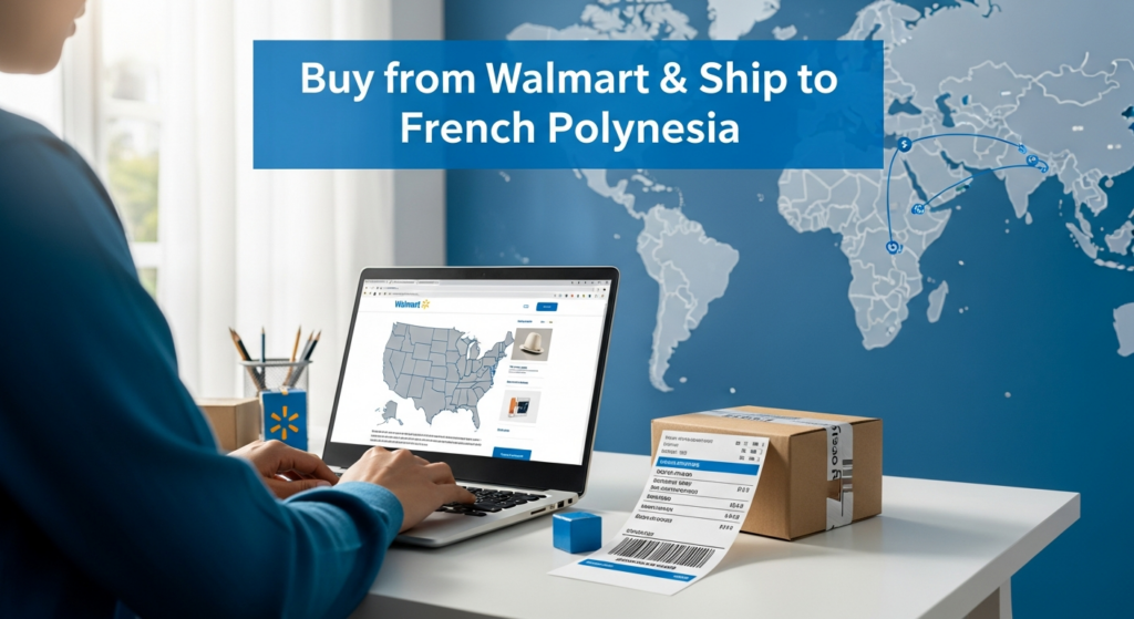 Buy from Walmart and ship to French Polynesia