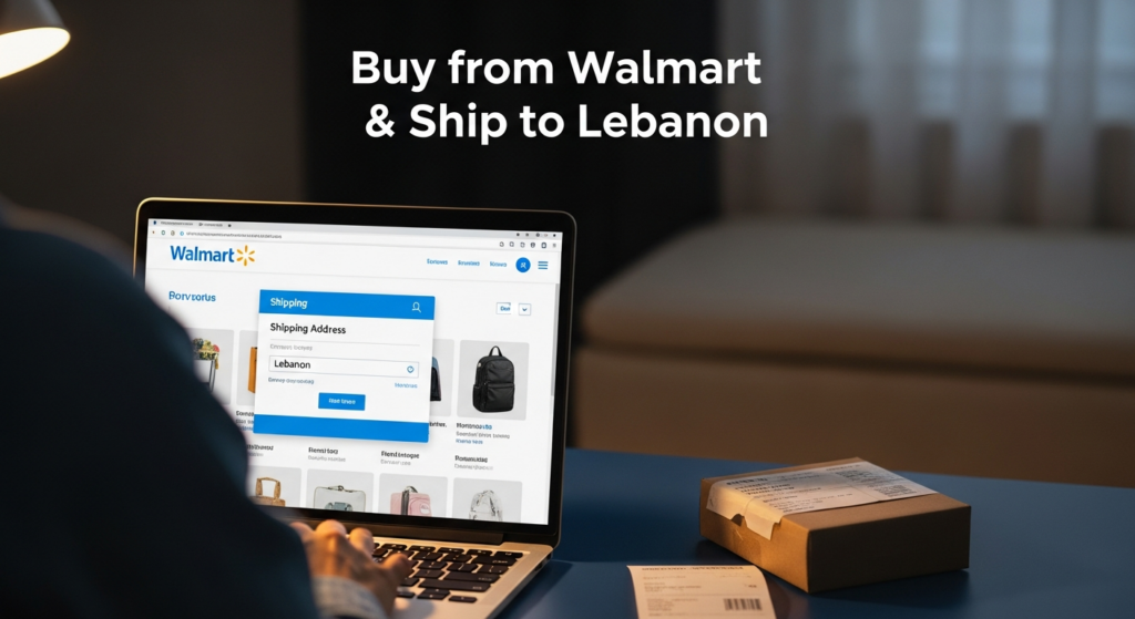 Buy from Walmart and ship to Lebanon