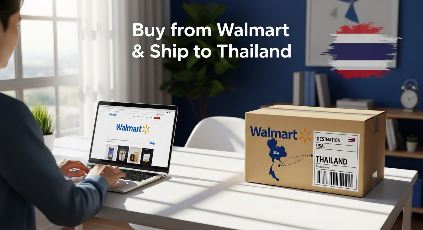 Buy from Walmart and ship to Thailand