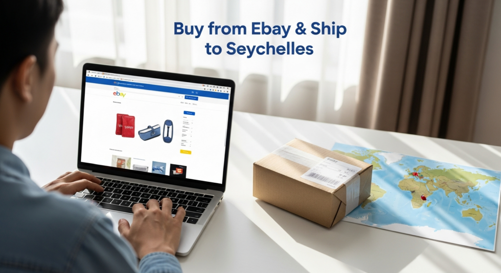 Buy from eBay and ship to Seychelles