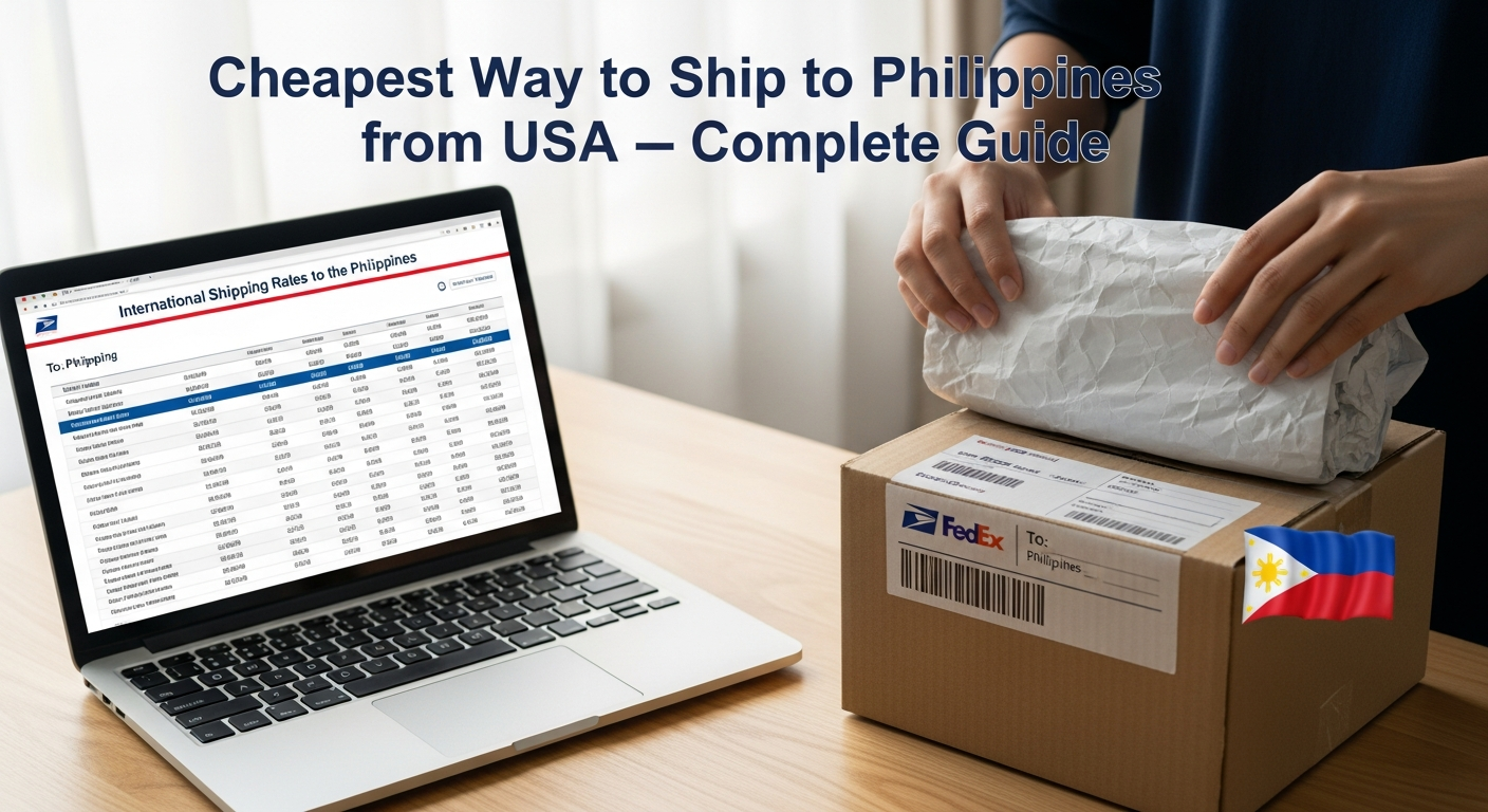 Cheapest Way to Ship to Philippines from USA (Complete Guide)