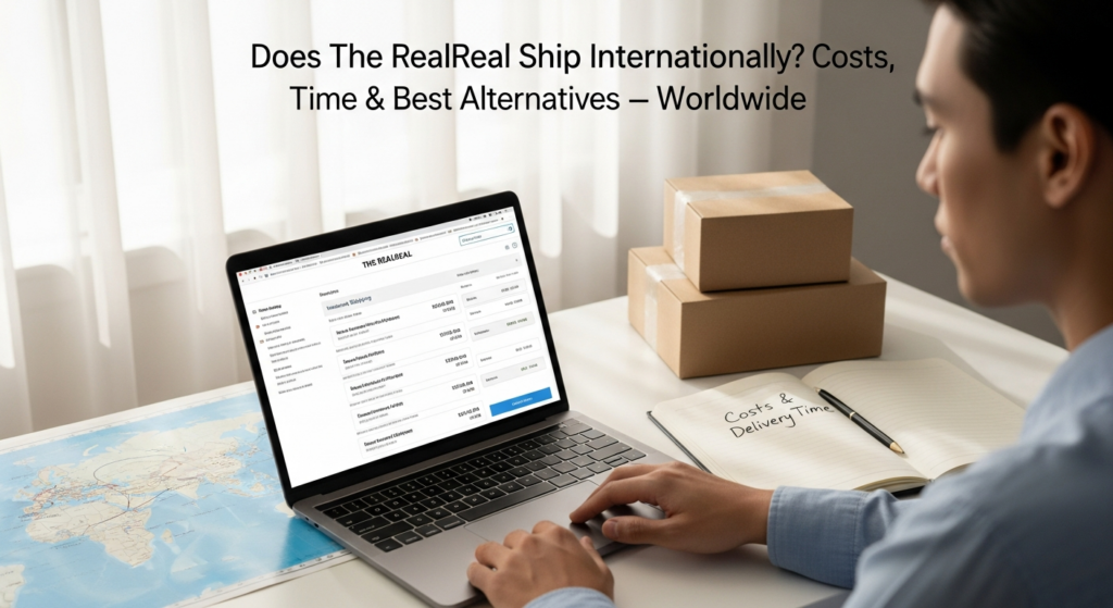 The RealReal international shipping