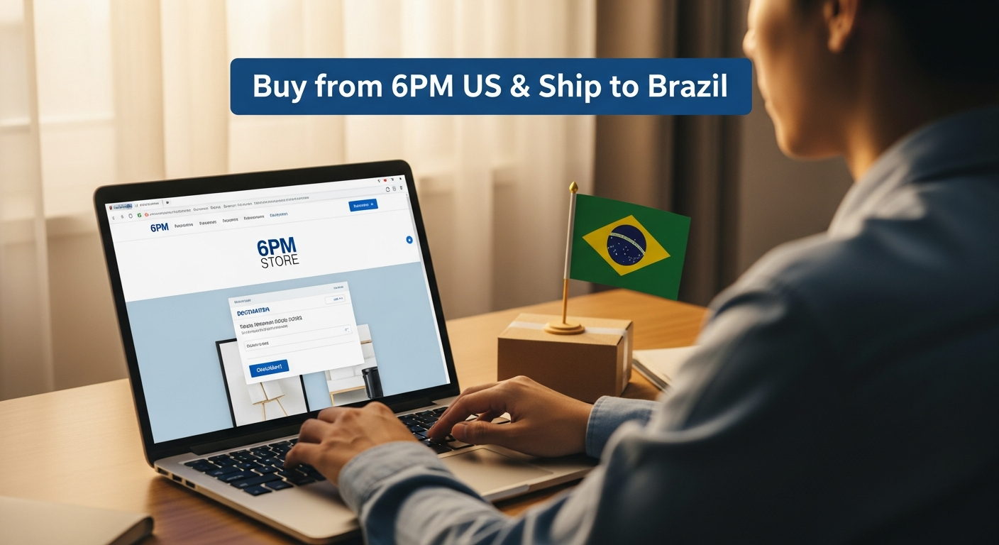 Buy from 6PM US and ship to Brazil