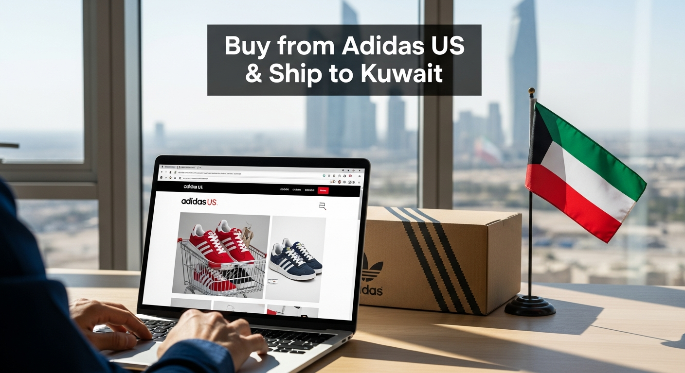 Buy from Adidas US and ship to Kuwait