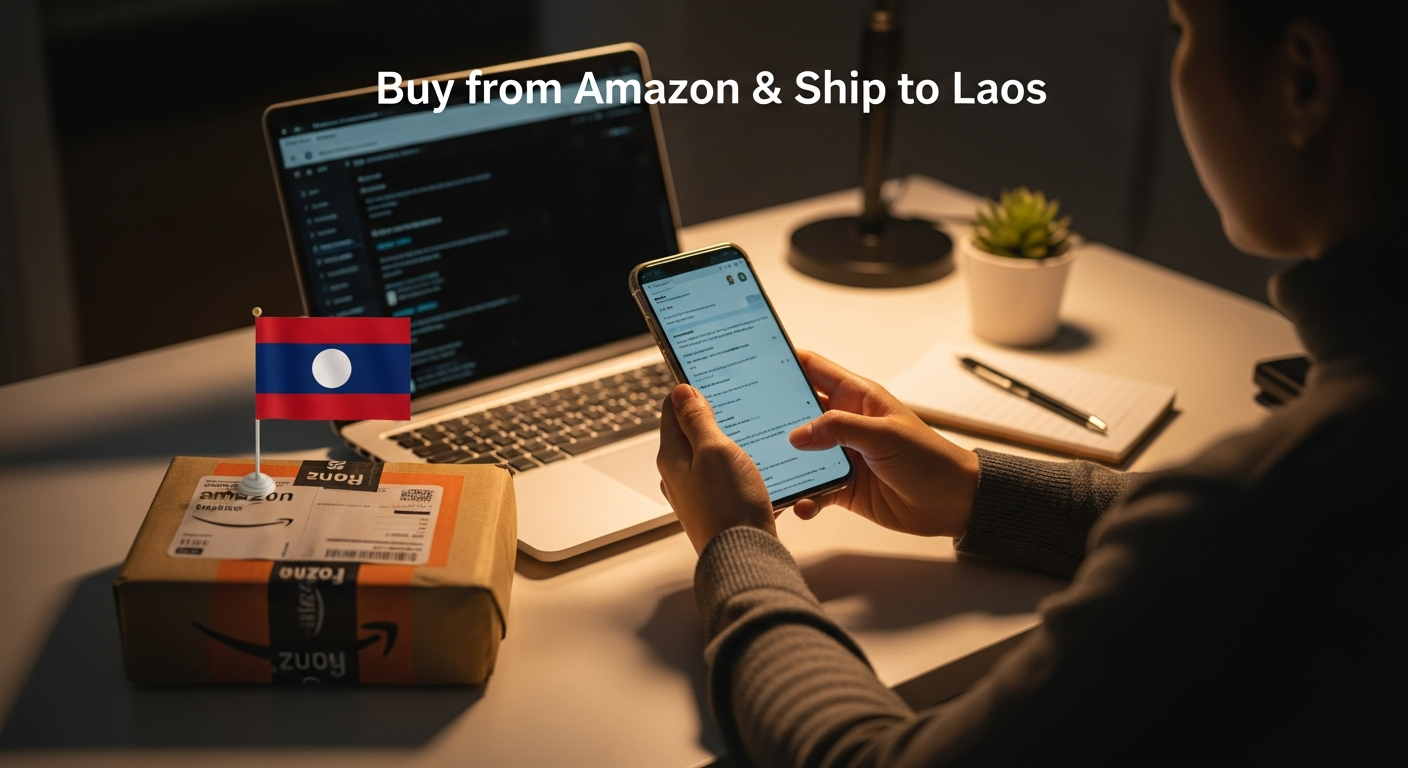 Buy from Amazon and ship to Laos