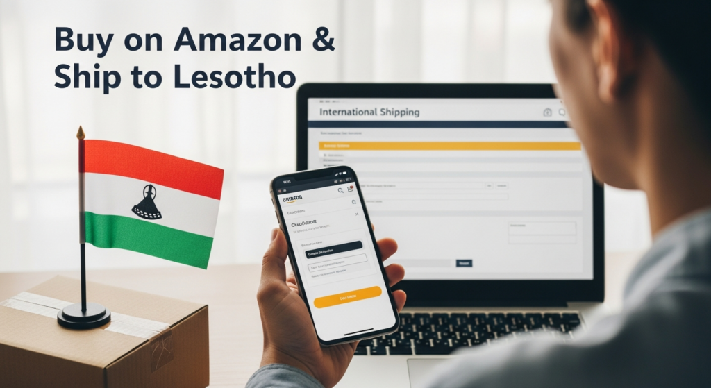 Buy from Amazon and ship to Lesotho