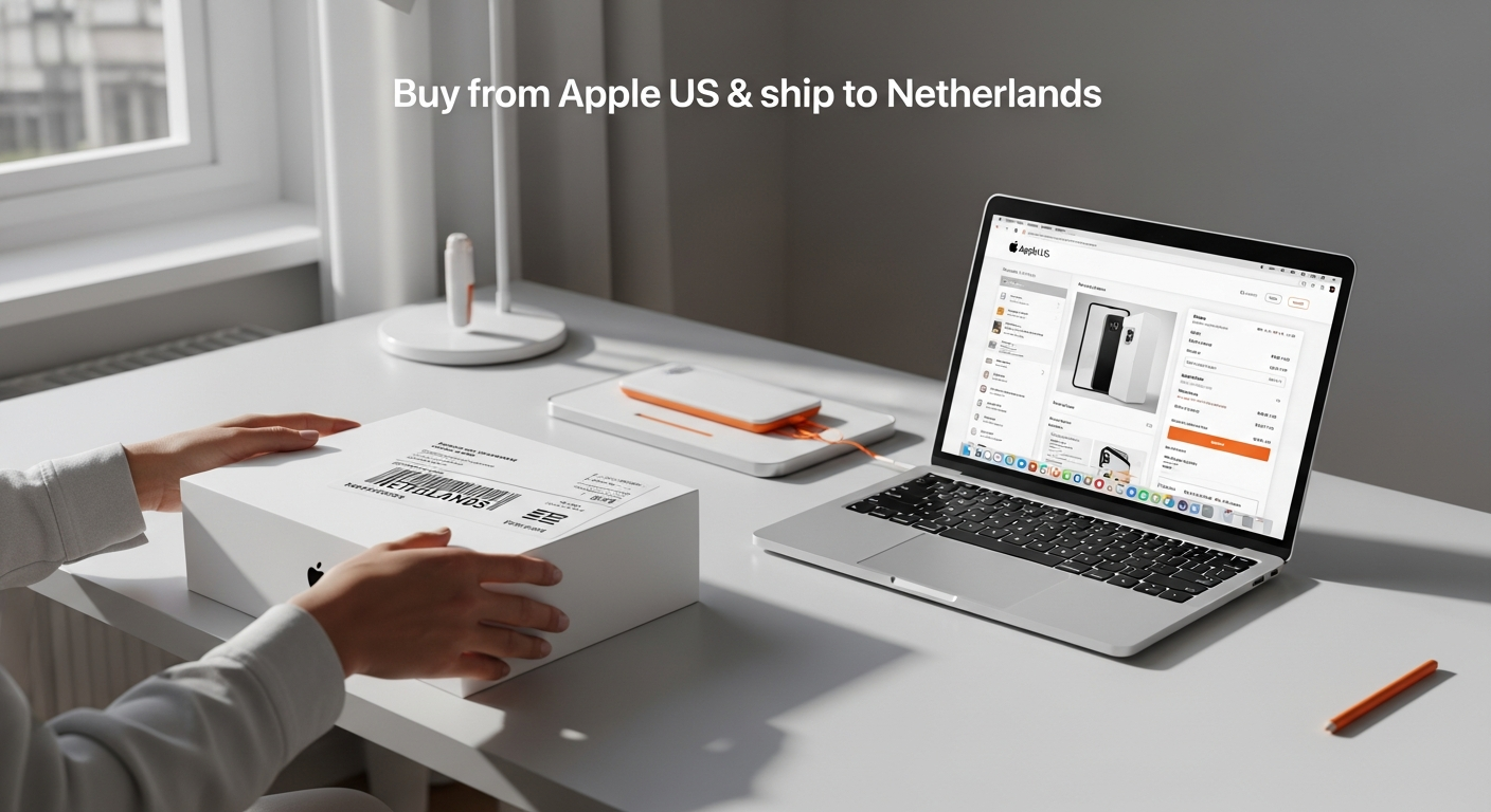 Buy from Apple US and ship to Netherlands