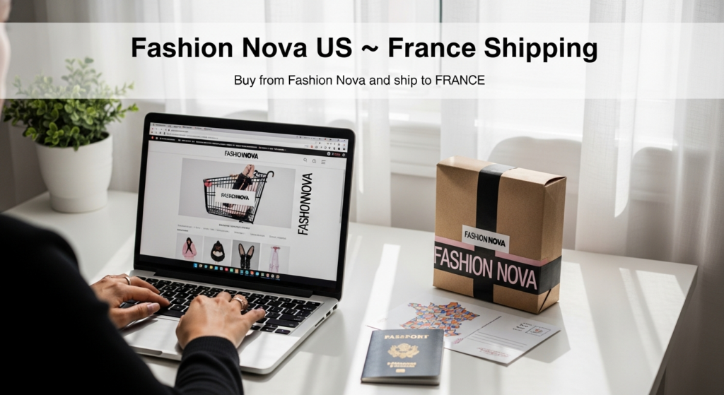 Buy from Fashion Nova US and ship to France