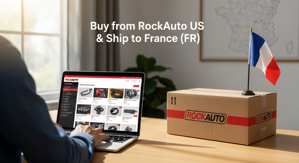 Buy from RockAuto US and ship to France