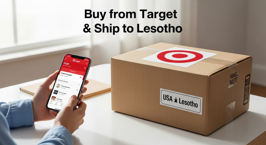 Buy from Target and ship to Lesotho