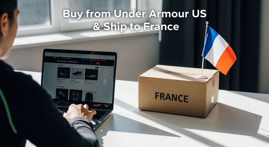Buy from Under Armour US and ship to France