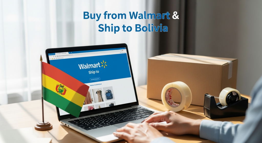 Buy from Walmart and ship to Bolivia