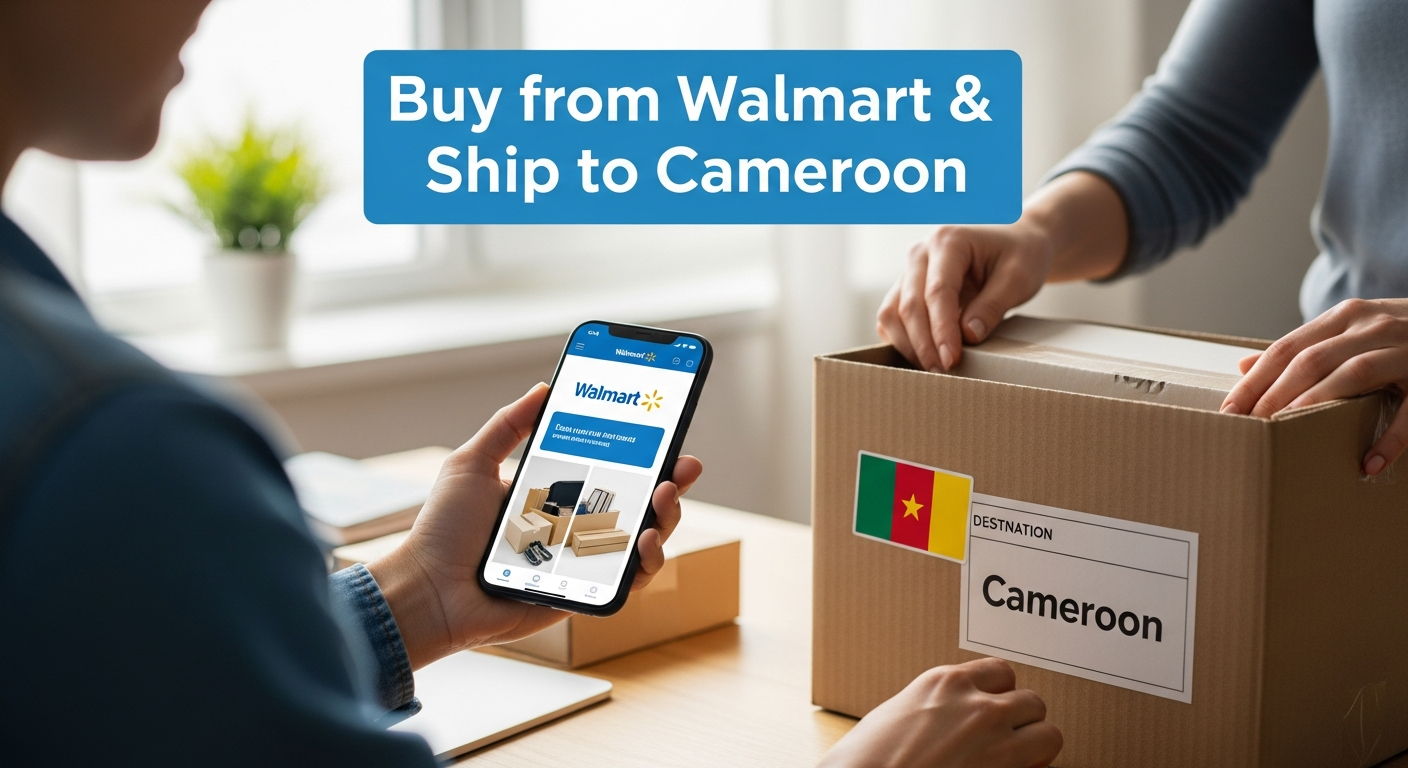 Buy from Walmart and ship to Cameroon