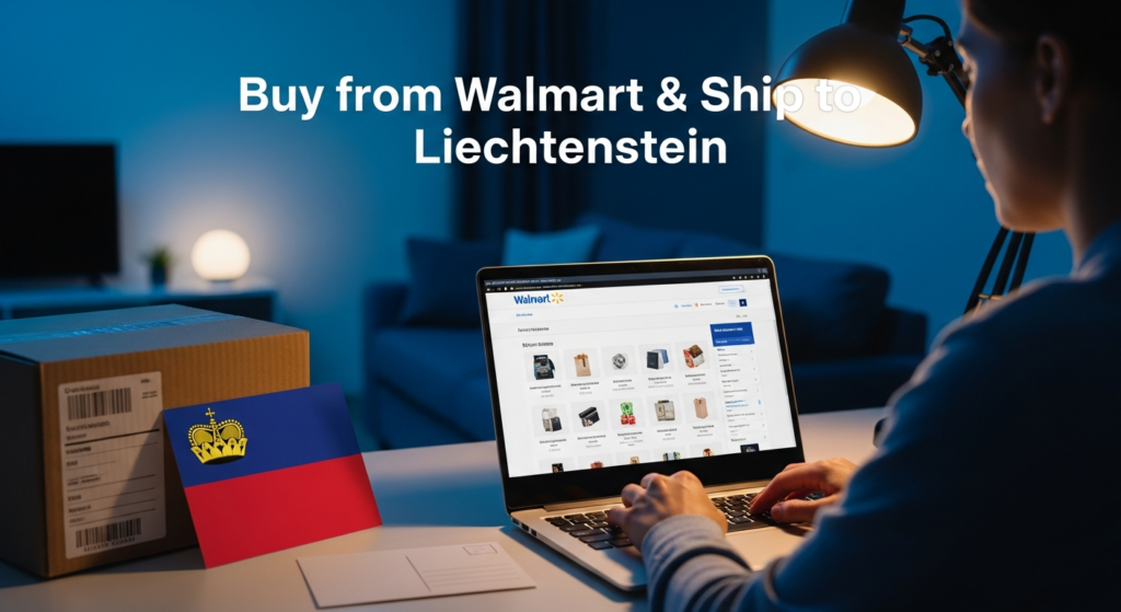 Buy from Walmart and ship to Liechtenstein